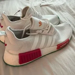 adidas | Shoes | Adidas Womens Nmdr Size 8 Cloud Whitemagentahires Green |  Poshmark